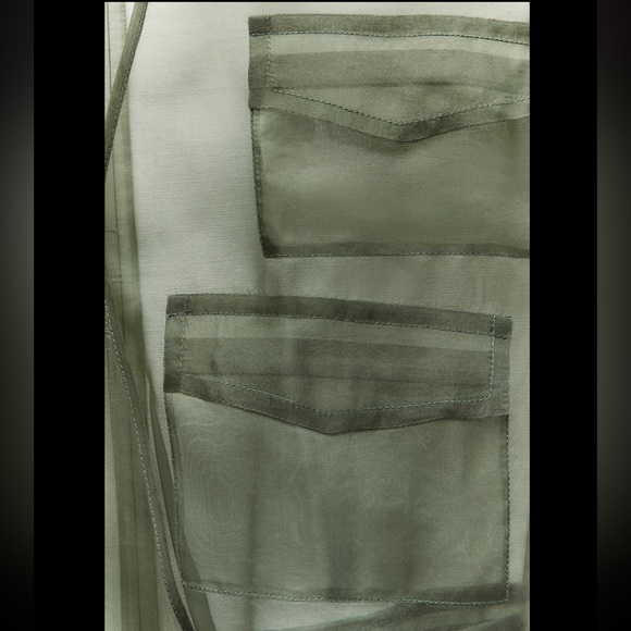 ZARA PRINTED ORGANZA DRESS - Picture 3 of 5